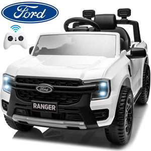 Kids Electric Ride On Car Ford Ranger White