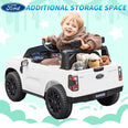 Image of Kids Electric Ride On Car Ford Ranger White