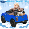 Image of Kids Electric Ride On Car Ford Ranger Blue