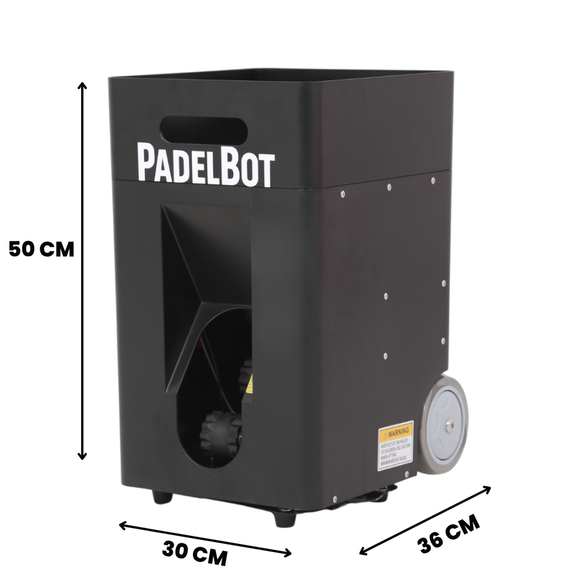 PADELBOT | Portable Padel Training Ball Feeder and Catch net with Remote Control