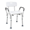 Image of Aluminium Shower seat with armrests