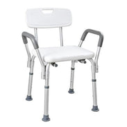 Aluminium Shower seat with armrests