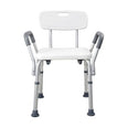 Image of Aluminium Shower seat with armrests