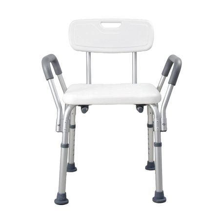 Aluminium Shower seat with armrests
