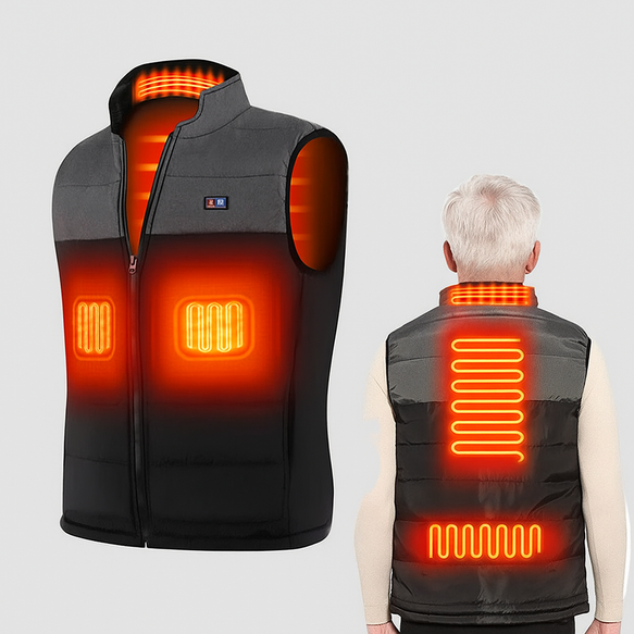 Heated Vest with USB Power Bank – Stay Warm Anywhere