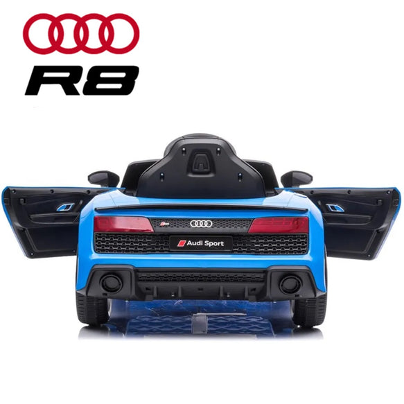 NEW 2022 Audi R8 Blue - Kids Electric Ride On Car