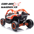 Image of Kids Electric Ride On Car Can Am Maverick 2 Seater 24V With Rubber Tyres