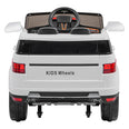 Image of Kids Electric Ride On Car 12v Land Rover Evoque Replica White