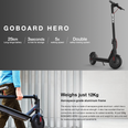 Image of Demo Goboard Hero - Ultralight Lithium electric scooter- BLK- 7.8AH Battery  25Km range