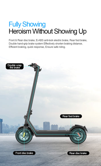 HX X9 500W Ultralight Lithium commercial electric scooter 15.6AH Battery