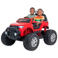 Image of Ford Monster truck kids electric ride on car (Red) ride on car, 4 Wheel drive and Rubber tyres