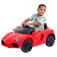 Image of Kids Electric Ride On Car Sporty Lambo Replica