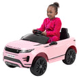 Image of Kids Electric Ride On Car Range Rover Evoque Coupè Pink