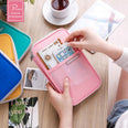 Image of Family size Passport wallet-pink- P-Travel