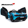 Image of Demo Mclaren 720P Supercar kids electric ride on car - Belize blue