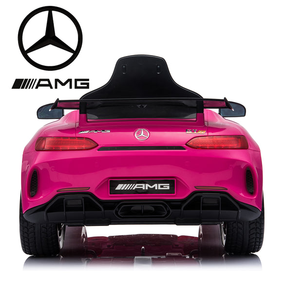 Kids Electric Ride On Car Mercedes GTR pink 12V