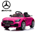 Image of Kids Electric Ride On Car Mercedes GTR pink 12V