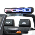 Image of Demo *NEW*  Black Ford Raptor  - 2 seater kids electric ride on car rubber tyres