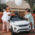Image of Kids Electric Ride On Car  Range Rover Evoque Coupè White