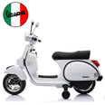 Image of Kids Electric Ride On Vespa PX150 kids  motorcycle