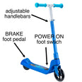 Image of My First Electric Scooter- Goboard Lithium blue