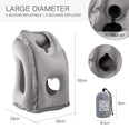 Image of Napsac Inflatable Travel Pillow - Grey