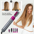 Image of NEW 5 in 1 Interchangeable Hot Air Brush & Hair Dryer