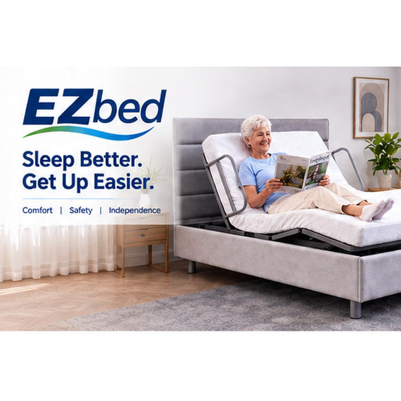 EZbed Adjustable Electric Bed – Comfort, Support & Independence