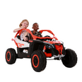 Image of Kids Electric Ride On Car Can Am Maverick 2 Seater 24V With Rubber Tyres