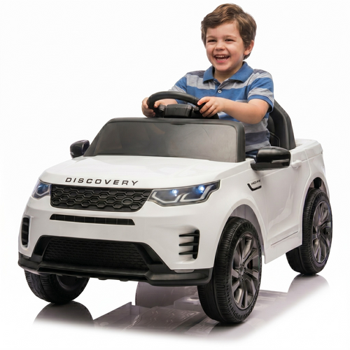 Kids Electric Ride On Car Land Rover Discovery white *LIMITED EDITION*
