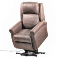 Image of EZ Lift Electric Recliner Chair | Shiatsu Massage & Heating | Adjustable Neck & Lumbar Support | Cocoa Colour