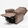 Image of EZ Lift Electric Recliner Chair | Shiatsu Massage & Heating | Adjustable Neck & Lumbar Support | Cocoa Colour