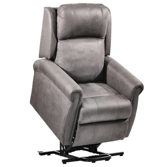 EZ Lift Recliner chair - Dual Motor Electric Recliner Chair | Shiatsu Massage & Heating | Adjustable Neck & Lumbar Support | Colour Graphite