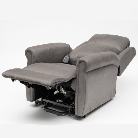 EZ Lift Recliner chair - Dual Motor Electric Recliner Chair | Shiatsu Massage & Heating | Adjustable Neck & Lumbar Support | Colour Graphite