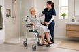 EZCommode Wheeled Shower & Commode Chair