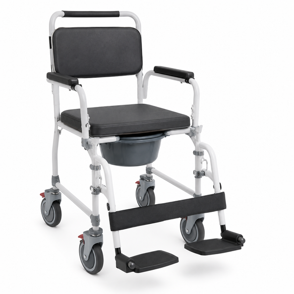 EZCommode Wheeled Shower & Commode Chair