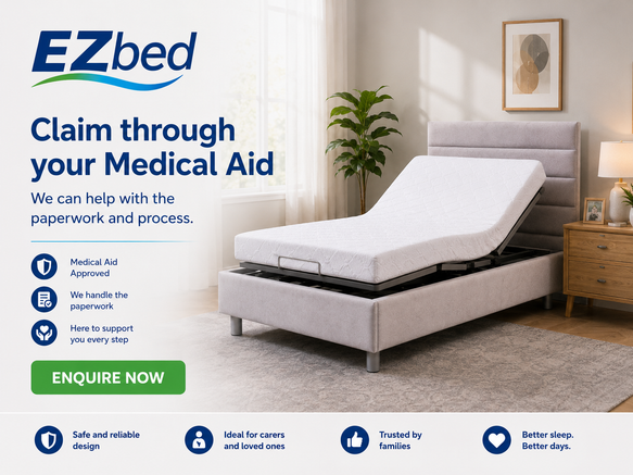 EZbed Adjustable Electric Bed – Comfort, Support & Independence