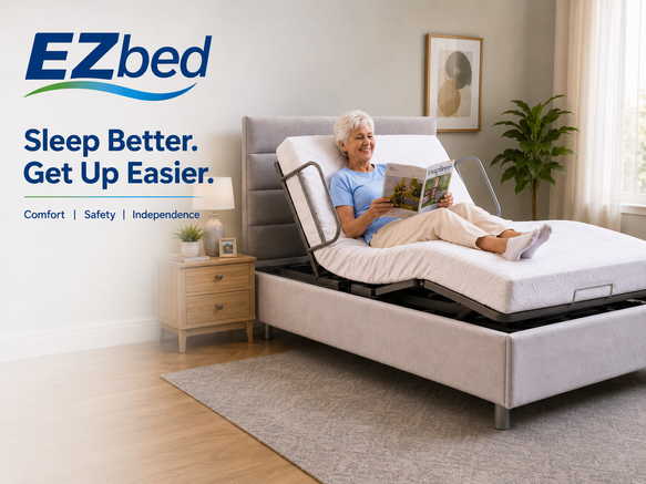 EZbed Adjustable Electric Bed – Comfort, Support & Independence