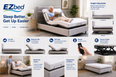 EZbed Adjustable Electric Bed – Comfort, Support & Independence