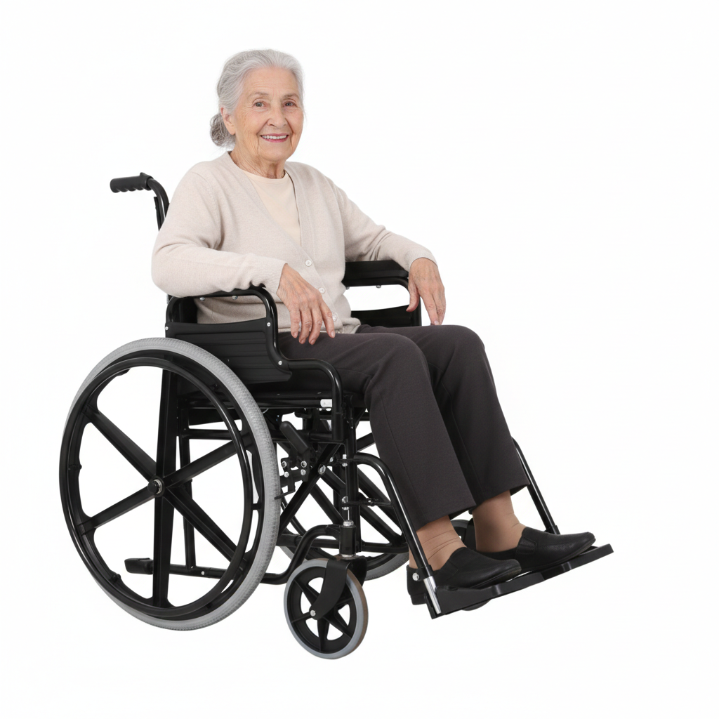 cha EZchair Roll - Quick Release heavy duty Wheelchair - 18