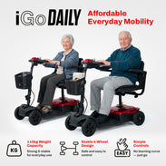 iGO Daily Mobility Scooter – Cheapest New Mobility Scooter with Warranty Nappi 1248385001