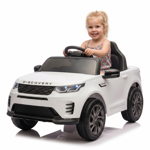Kids Electric Ride On Car Land Rover Discovery white *LIMITED EDITION*