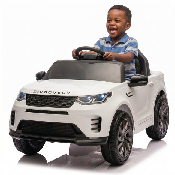 Kids Electric Ride On Car Land Rover Discovery white *LIMITED EDITION*
