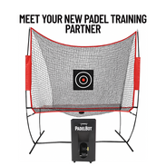 PADELBOT | Portable Padel Training Ball Feeder and Catch net with Remote Control