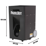 PADELBOT | Portable Padel Training Ball Feeder and Catch net with Remote Control