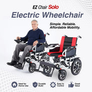 EZCHAIR Solo Electric Wheelchair – Affordable & Best Budget Option for Home Use