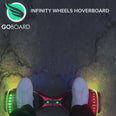My first GoBoard Infinity wheels -Bluetooth Hoverboard red chrome
