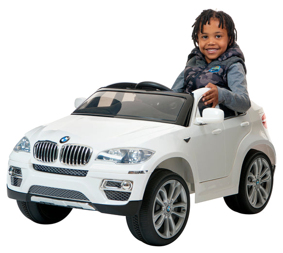 Demo 12V BMW X6 ride on kids electric car (White)