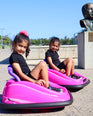 Image of Crazy Car 12V Electric Ride On Bumper Car - Pink