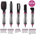 Image of 5 In 1 Hot Air Brush Set, Hair Dryer and Volumizer